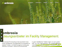Tablet Screenshot of ambrosia-fm.de